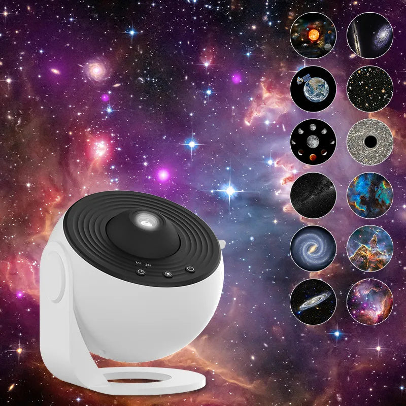 Galaxy Night Light Projector – 360° Rotating Starry Sky Lamp